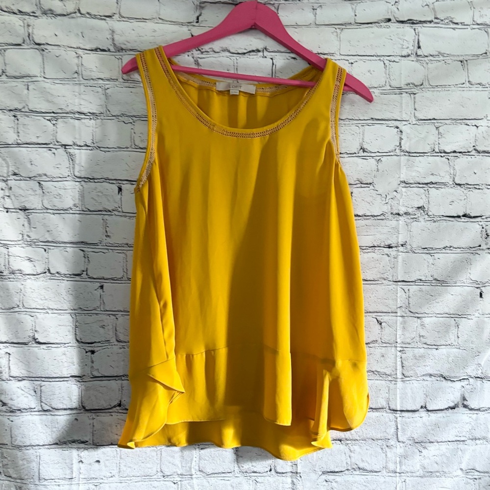 LOFT. Yellow tank. Size M